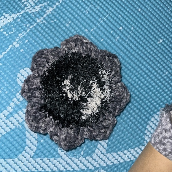 Black and Tan Handmade Cotton Multi Use Washcloth Set - Picture 4 of 4